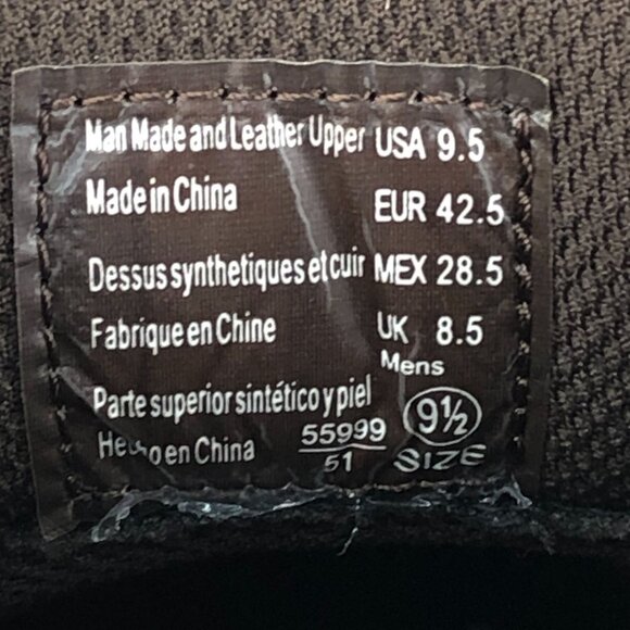 Hunter's Bay Men's Size 9.5 Leather Collection Brown Closed Toe Boat Shoes - Picture 12 of 13